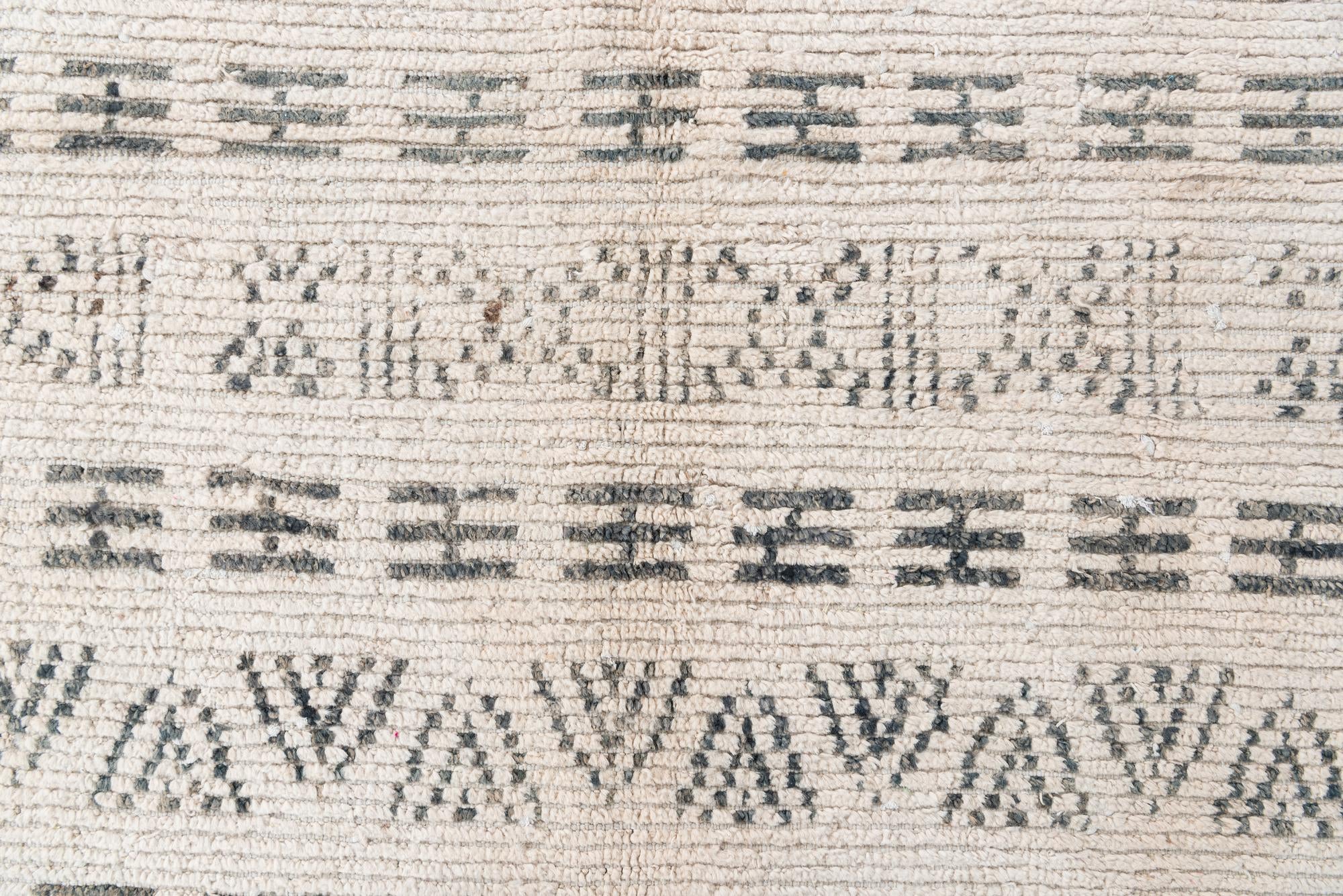 6' 2 x 9' 7 Hand Knotted Moroccan Wool Rug