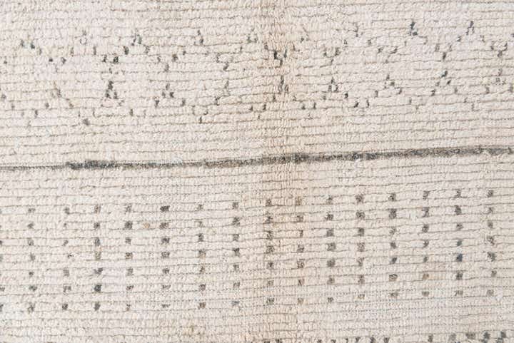 6' 2 x 9' 7 Hand Knotted Moroccan Wool Rug