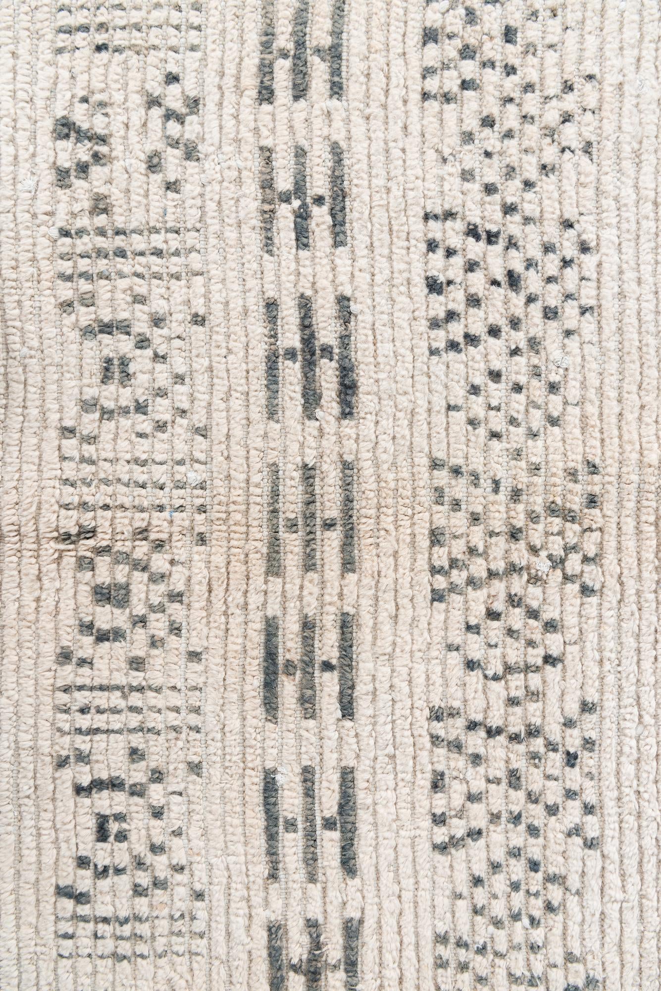 6' 2 x 9' 7 Hand Knotted Moroccan Wool Rug