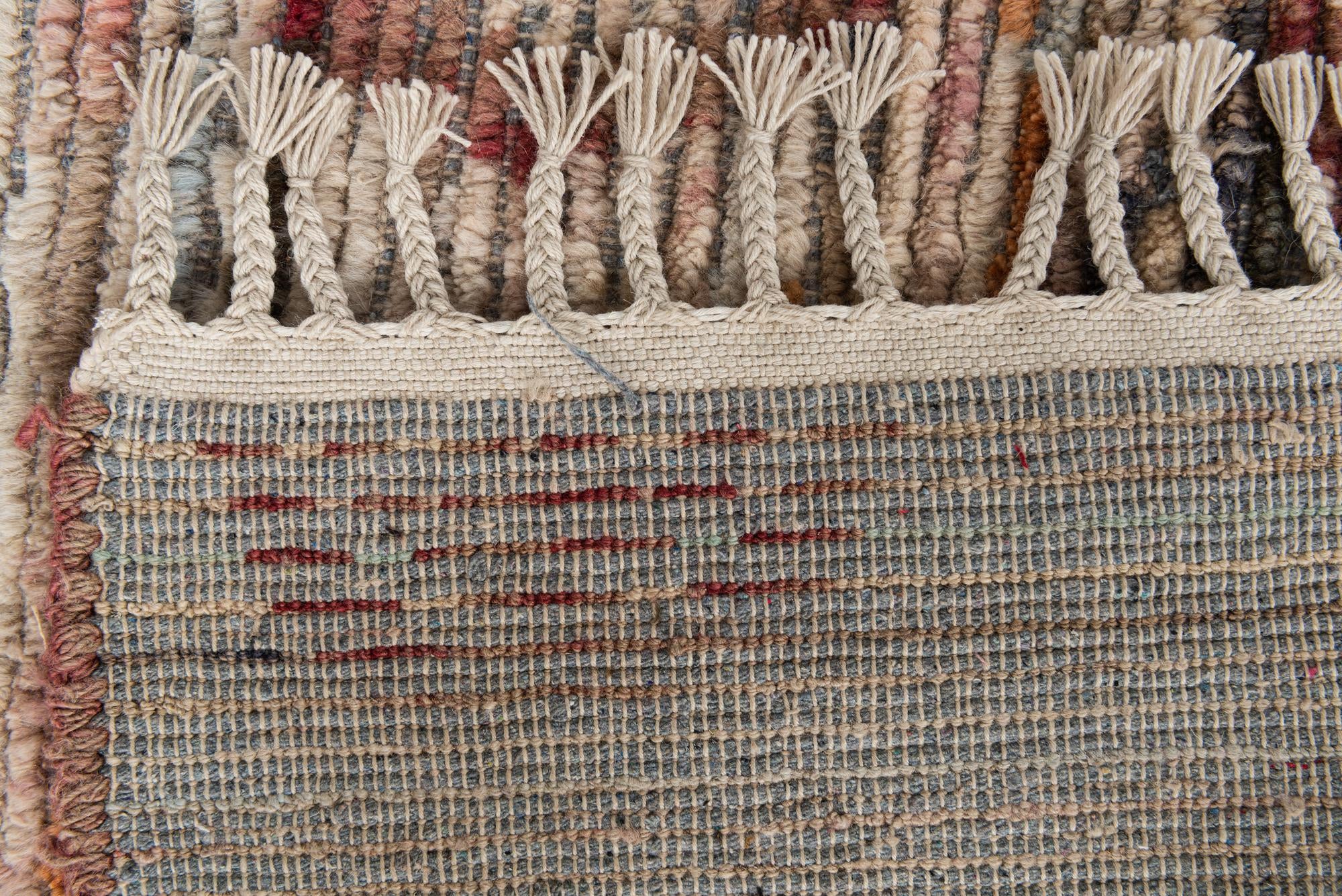 4' 7 x 6' 8 Hand Knotted Moroccan Wool Rug