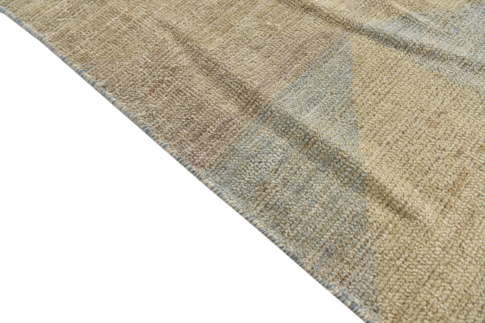 7' 5 x 9' 8 Hand Knotted Moroccan Wool Rug