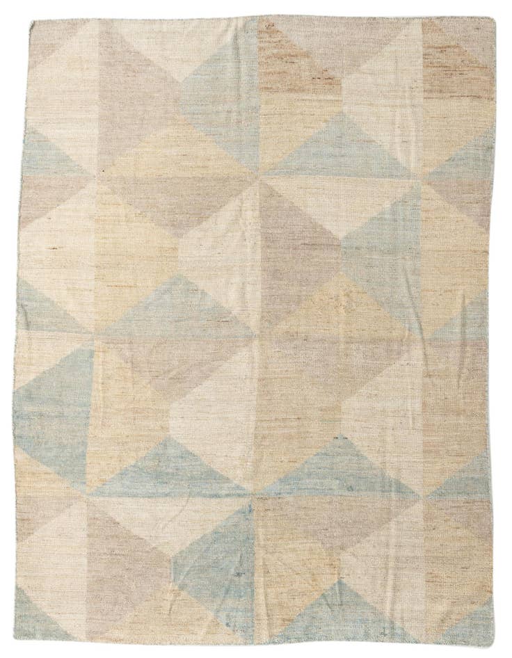 Detail image of 7' 5 x 9' 8 Hand Knotted Moroccan Wool Rug