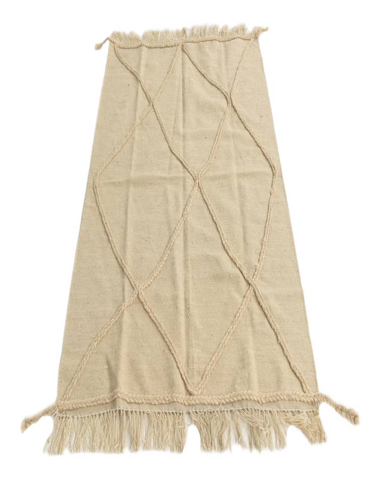 Detail image of 3' 4 x 5' 2  Hand Knotted Moroccan Wool Rug