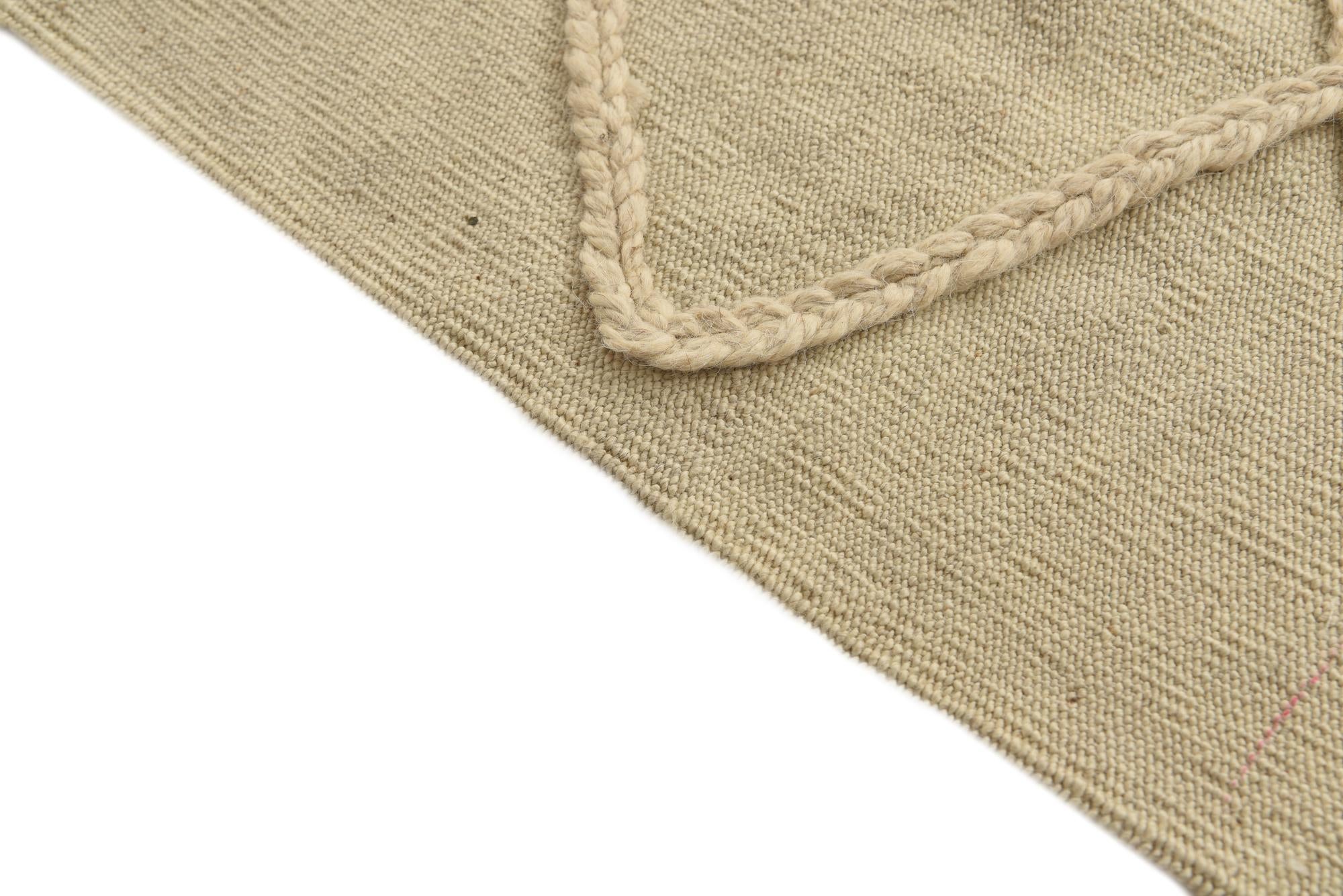 3' 4 x 5' Hand Knotted Moroccan Wool Rug