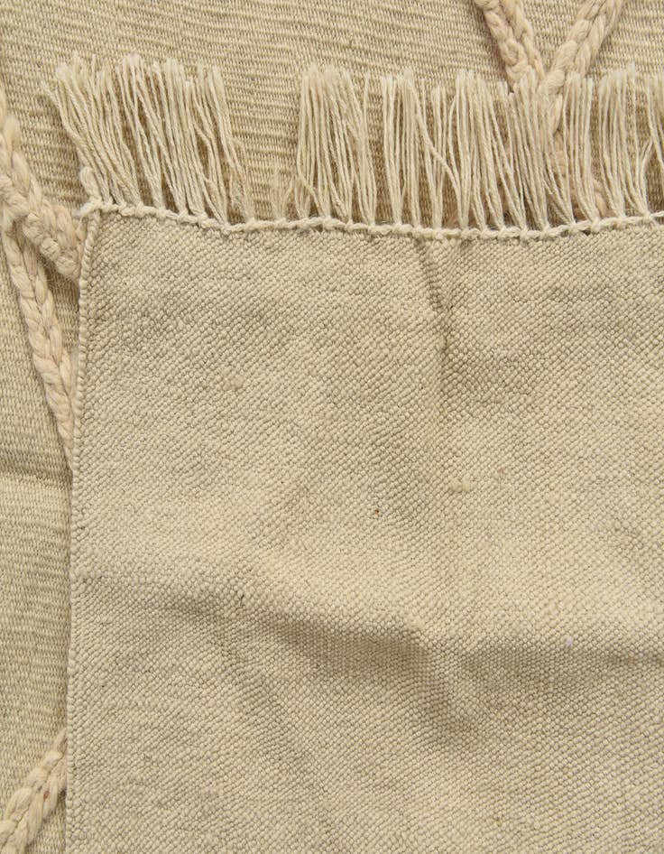 Detail image of 3' 4 x 5'  Hand Knotted Moroccan Wool Rug