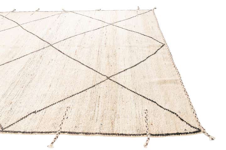 8' 1 x 9' 10 Hand Knotted Moroccan Wool Rug