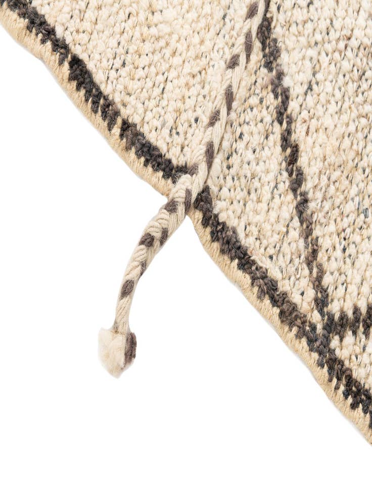 Detail image of 8' 1 x 9' 10  Hand Knotted Moroccan Wool Rug