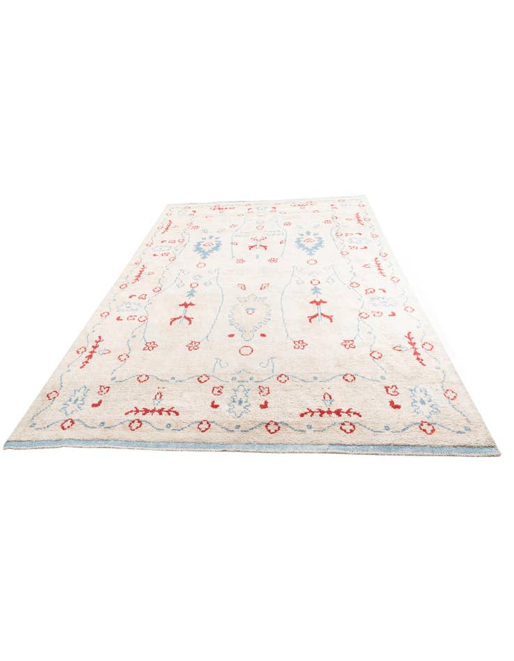 Detail image of 8' 6 x 12'  Hand Knotted Moroccan Wool Rug