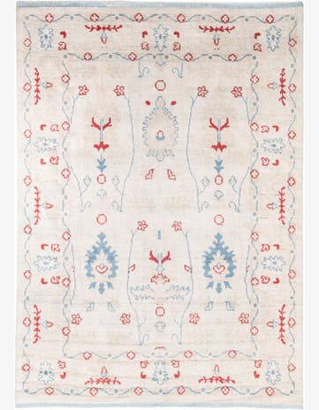 8' 6 x 12' Hand Knotted Moroccan Wool Rug