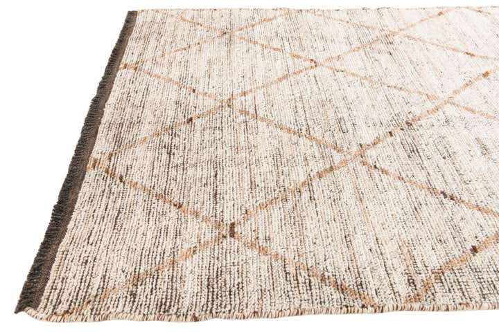 4' 1 x 6' Hand Knotted Moroccan Wool Rug