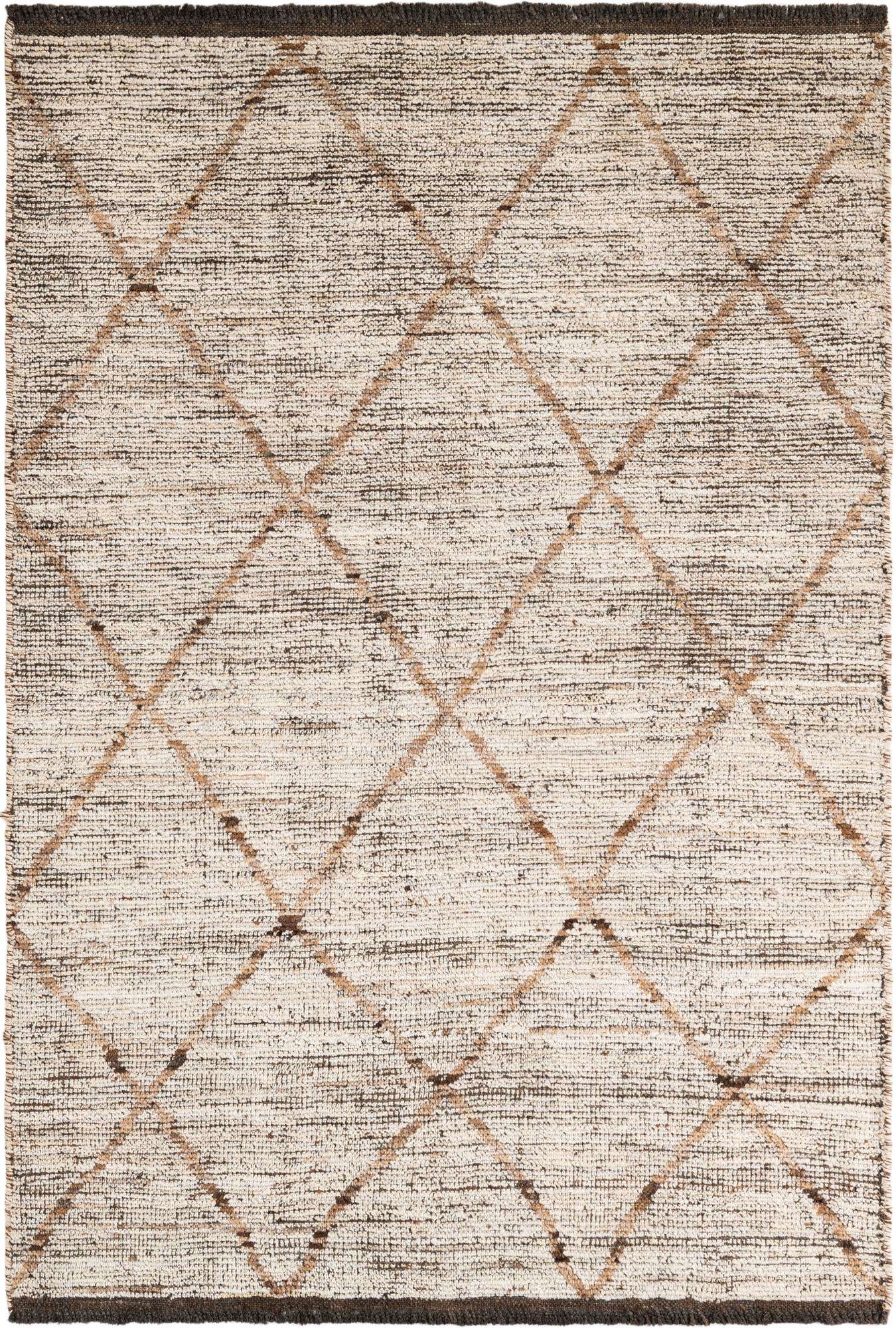 4' 1 x 6' Hand Knotted Moroccan Wool Rug