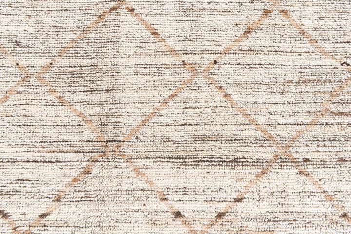 4' 4 x 6' Hand Knotted Moroccan Wool Rug