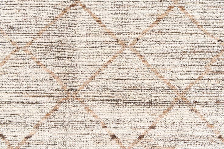 Detail image of 4' 4 x 6' Hand Knotted Moroccan Wool Rug