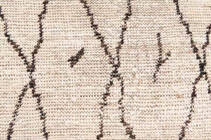 4' 3 x 6' Hand Knotted Moroccan Wool Rug