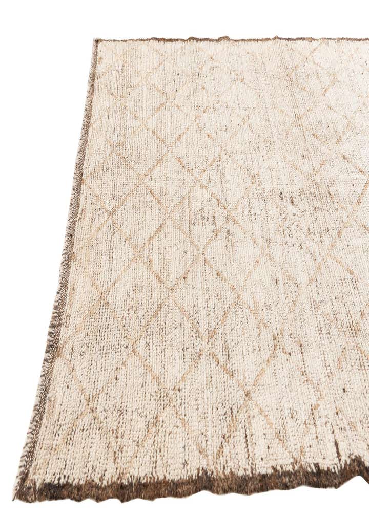 4' 6 x 6' 1 Hand Knotted Moroccan Wool Rug