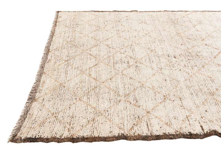 4' 6 x 6' 1 Hand Knotted Moroccan Wool Rug