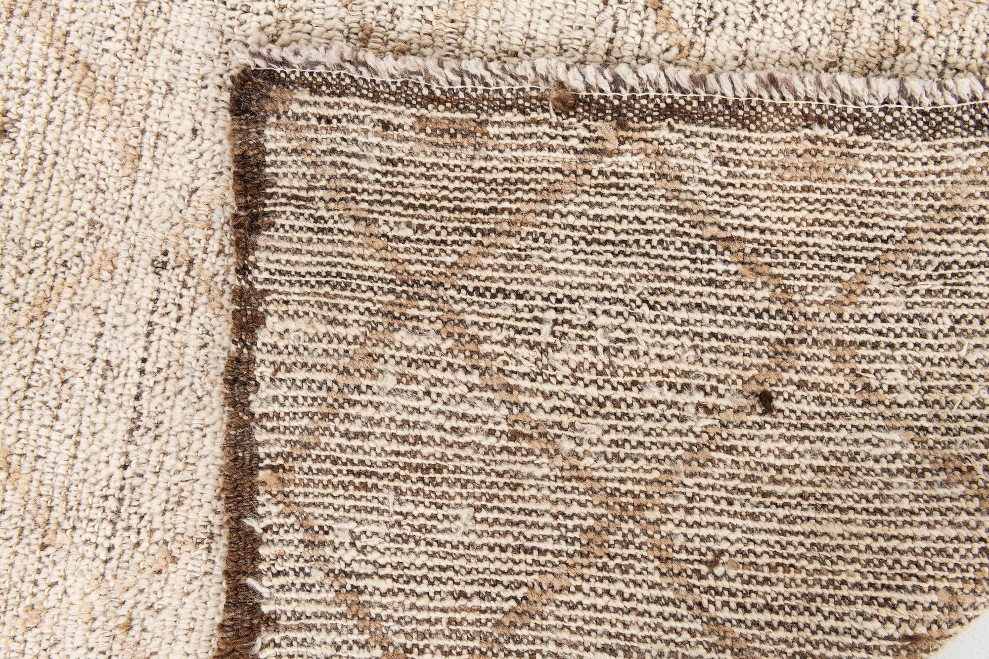 4' 6 x 6' 1 Hand Knotted Moroccan Wool Rug