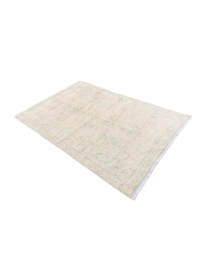 4' x 6' Hand Knotted Moroccan Wool Rug
