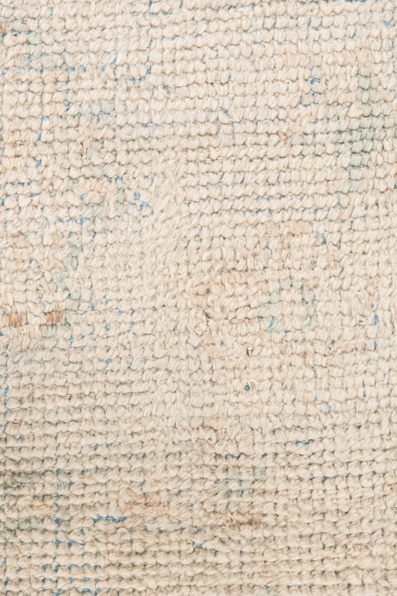 4' x 6' Hand Knotted Moroccan Wool Rug