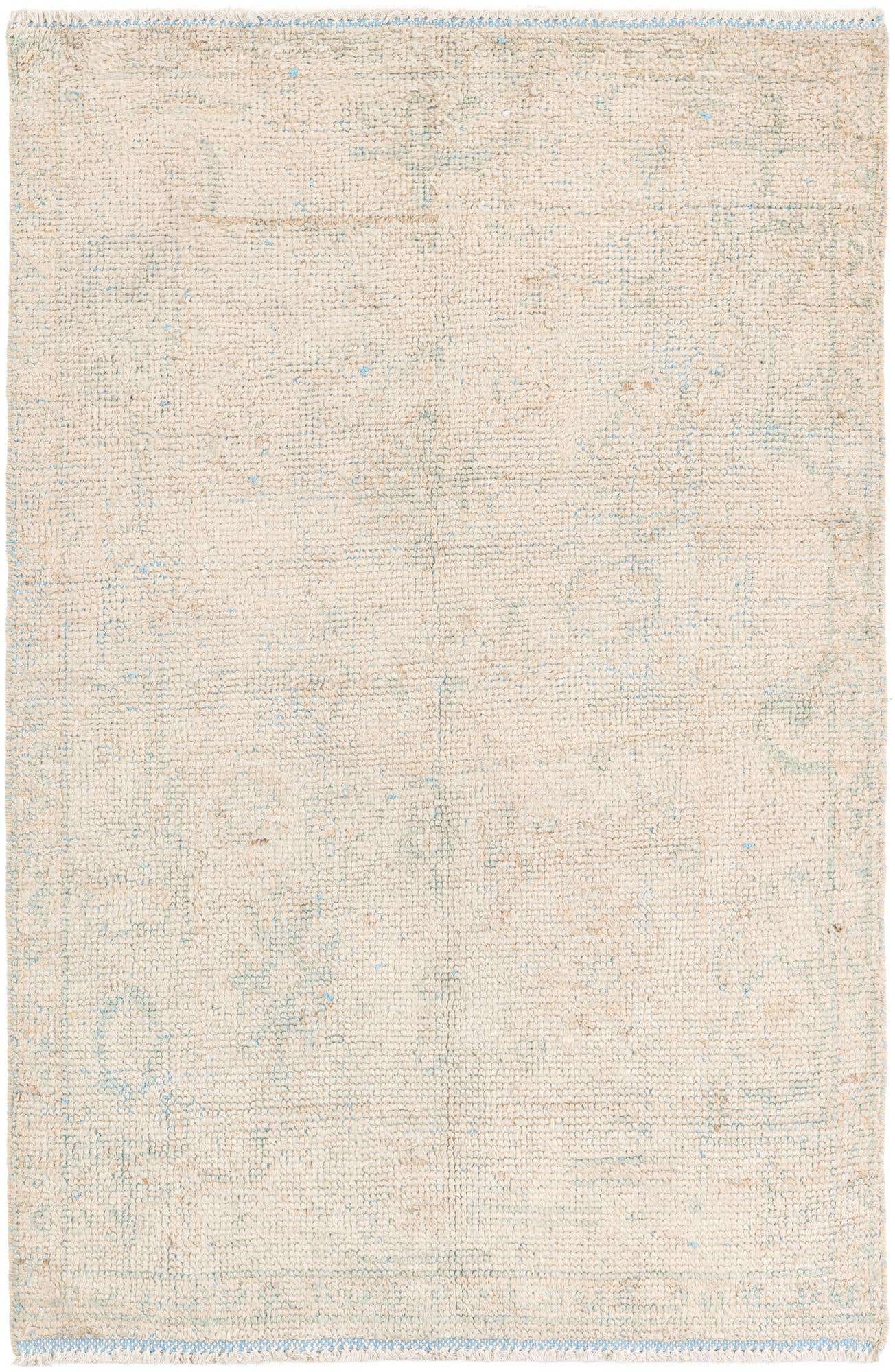 4' x 6' Hand Knotted Moroccan Wool Rug