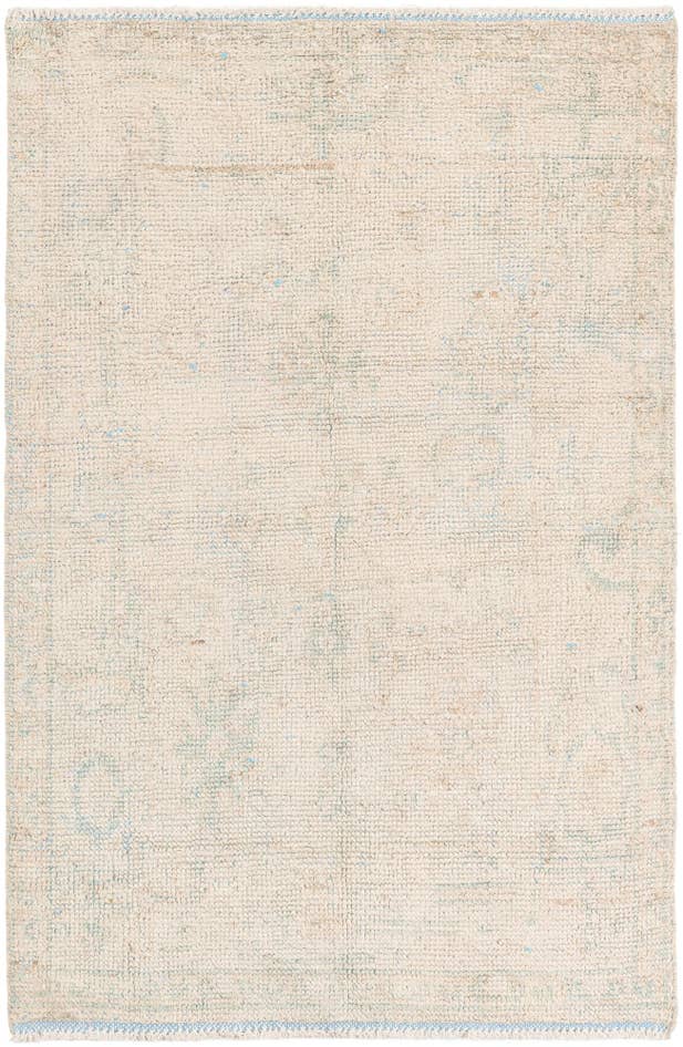 Detail image of 4' x 6' Hand Knotted Moroccan Wool Rug