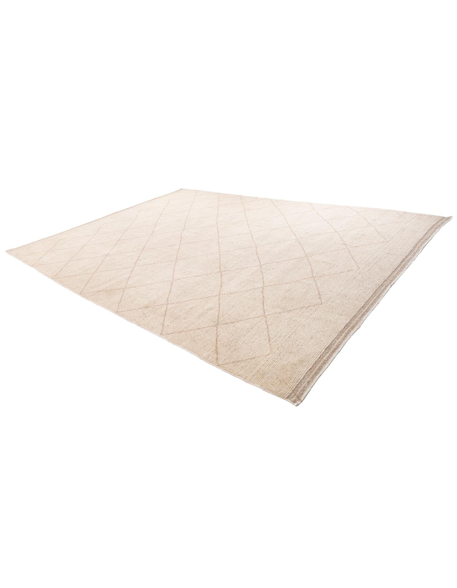 10' 2 x 14' 3 Hand Knotted Moroccan Wool Rug