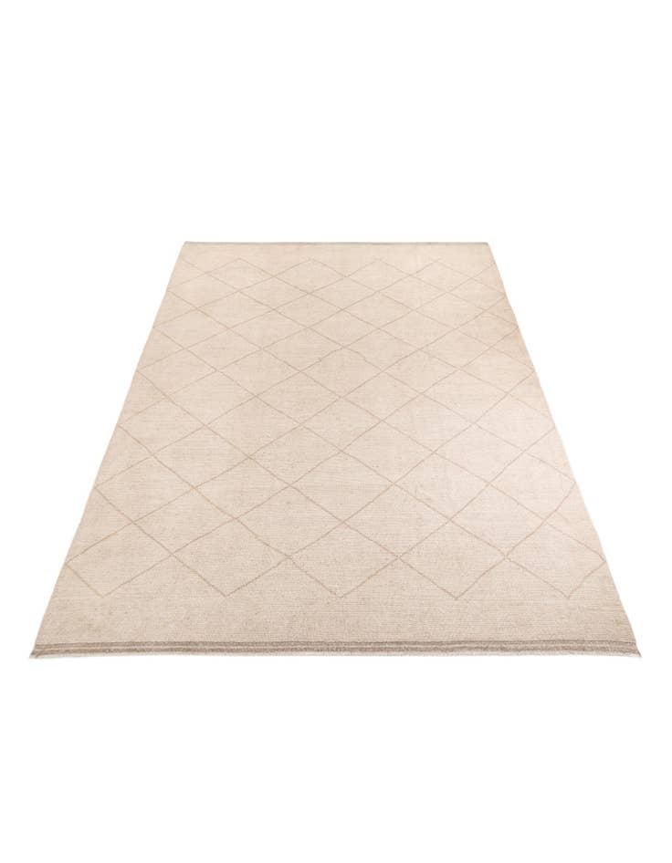 Detail image of 10' 2 x 14' 3 Hand Knotted Moroccan Wool Rug