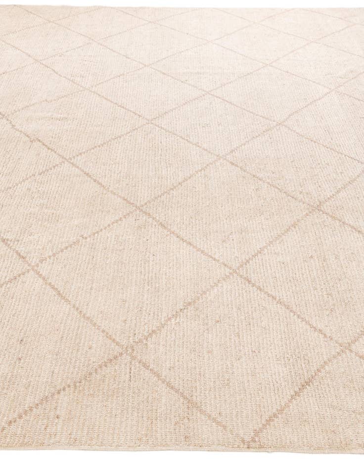 Detail image of 10' 2 x 14' 3  Hand Knotted Moroccan Wool Rug