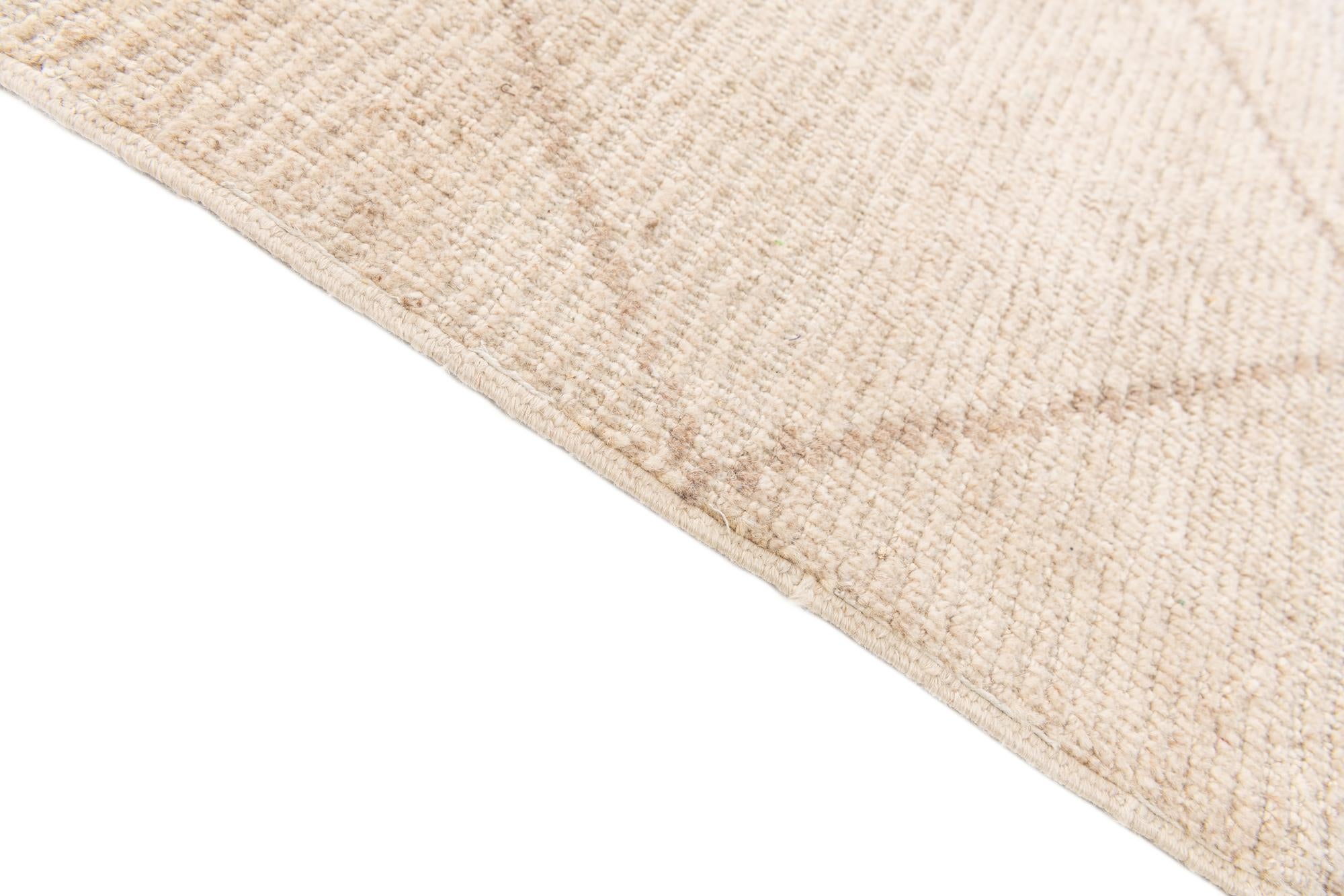 10' 2 x 14' 3 Hand Knotted Moroccan Wool Rug