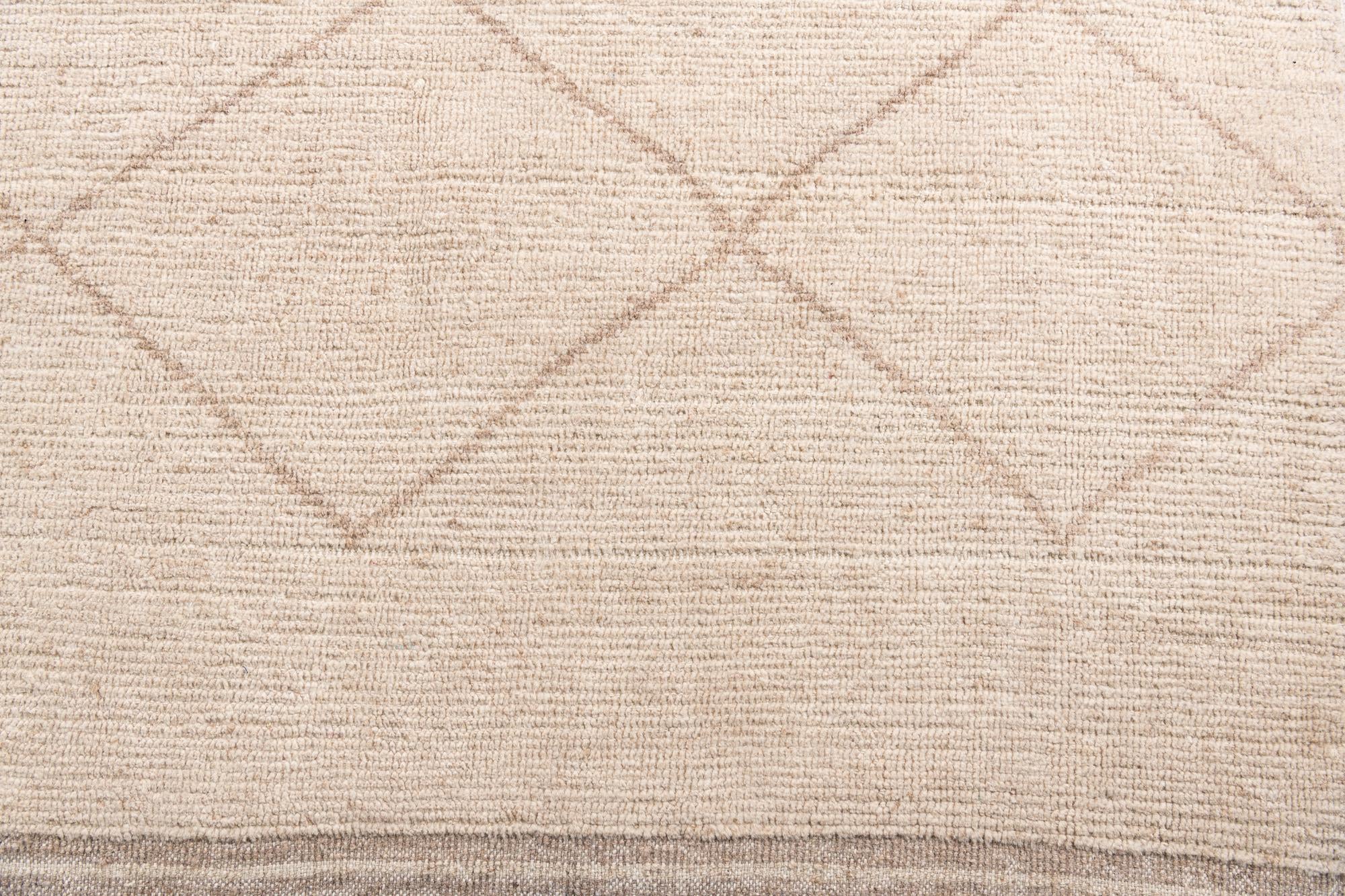 10' 2 x 14' 3 Hand Knotted Moroccan Wool Rug