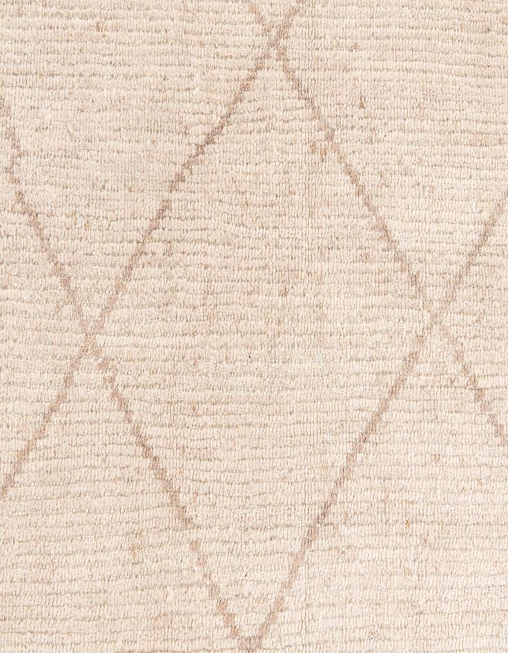 Detail image of 10' 2 x 14' 3  Hand Knotted Moroccan Wool Rug