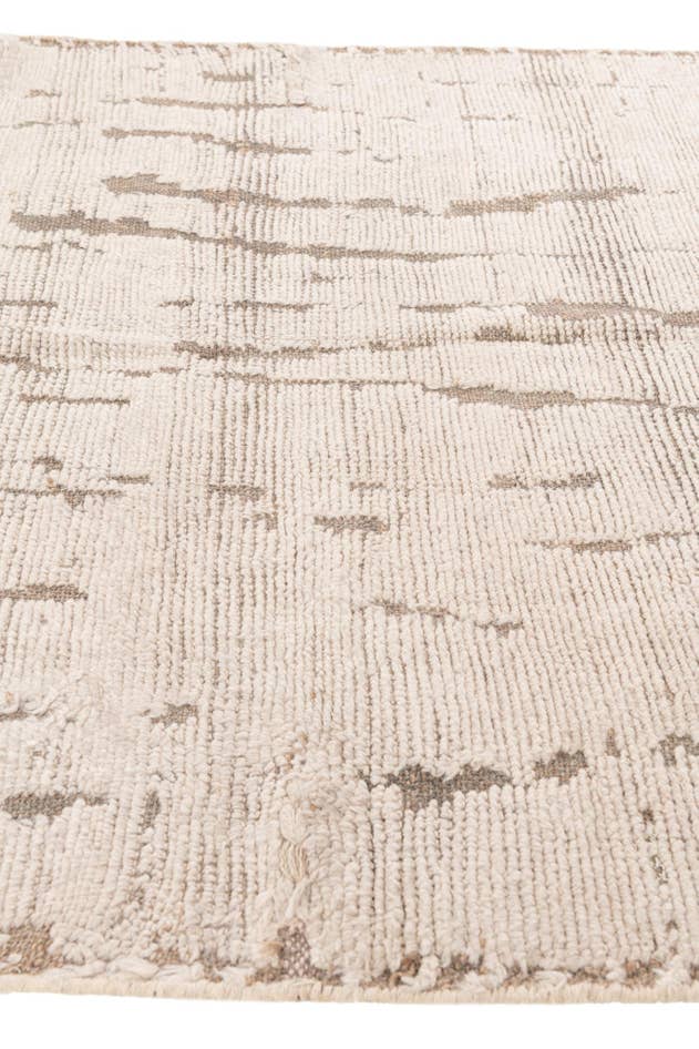 Detail image of 4' 4 x 7' Hand Knotted Moroccan Wool Rug