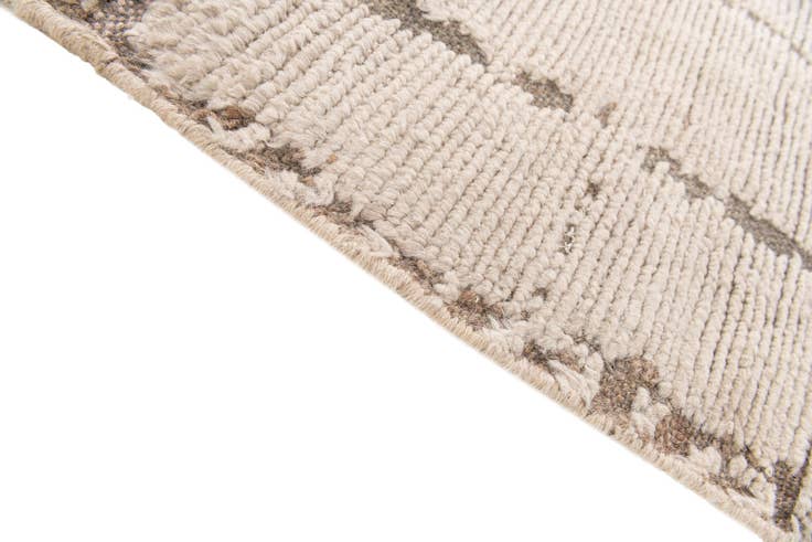 Detail image of 4' 4 x 7' Hand Knotted Moroccan Wool Rug