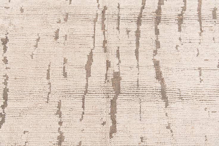 Detail image of 4' 4 x 7' Hand Knotted Moroccan Wool Rug