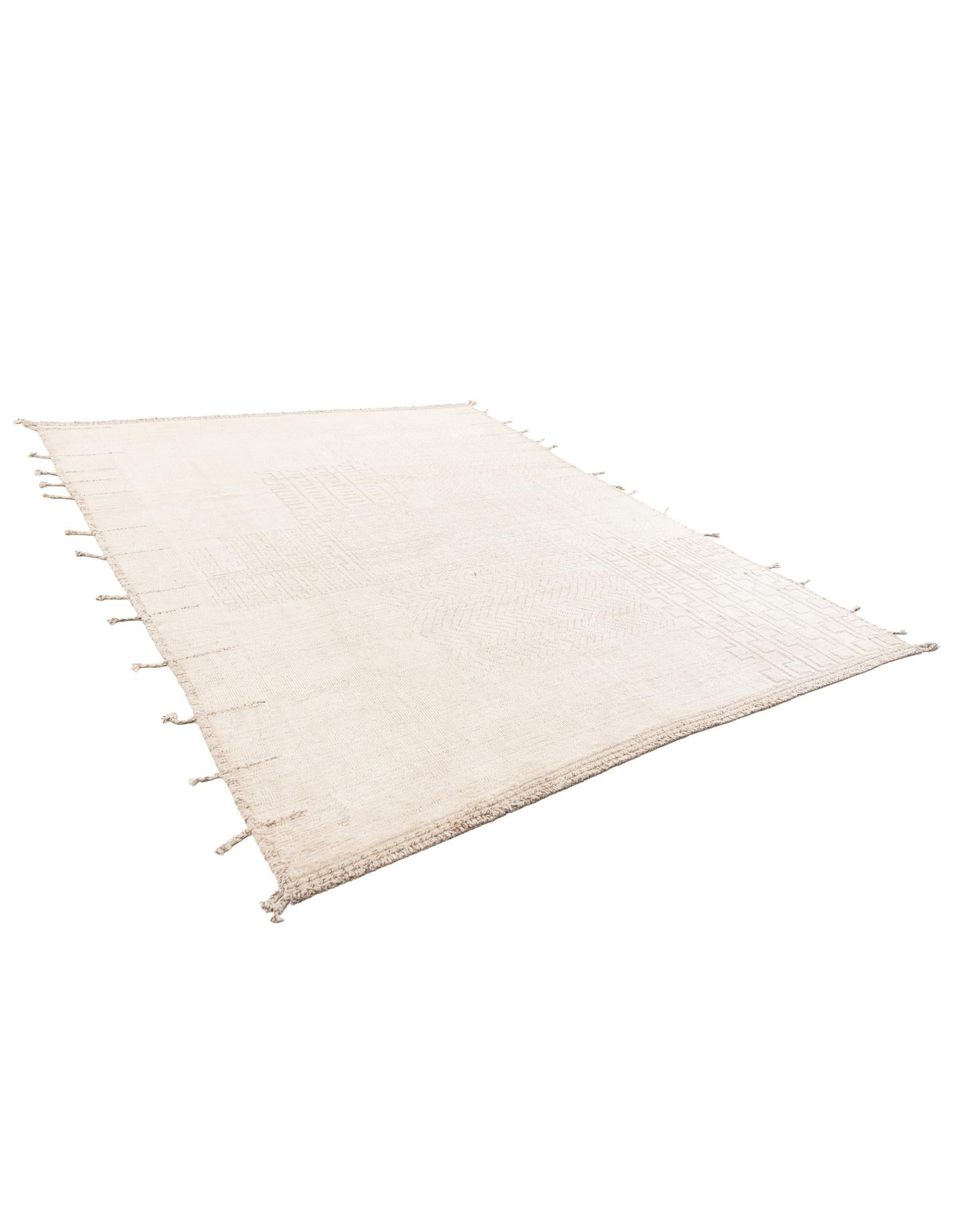 8' 4 x 10' 4 Hand Knotted Moroccan Wool Rug