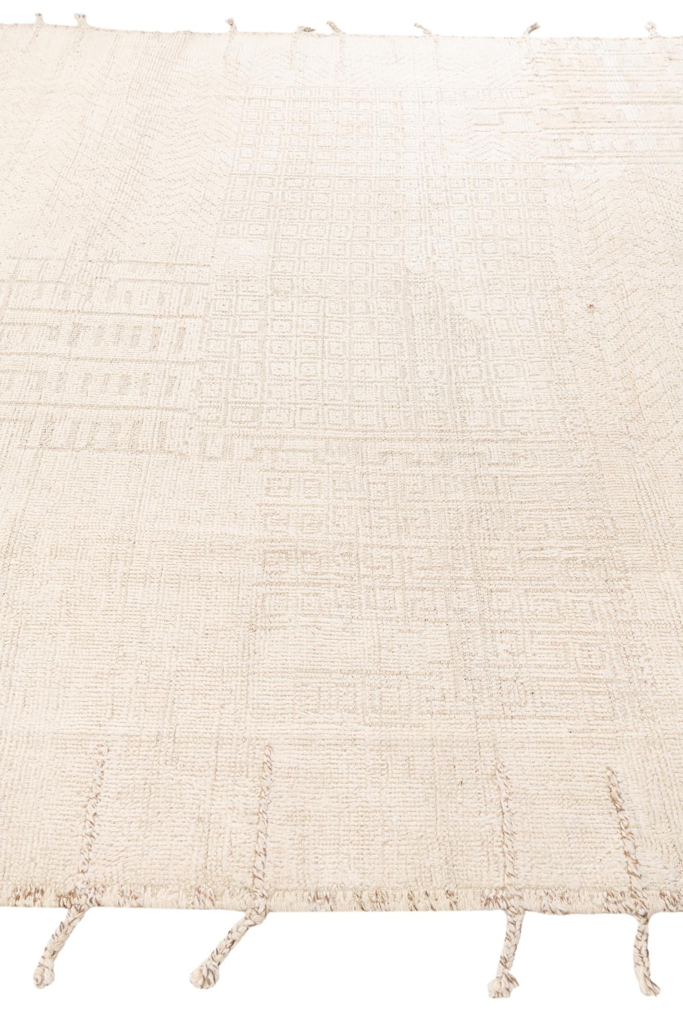 8' 4 x 10' 4 Hand Knotted Moroccan Wool Rug