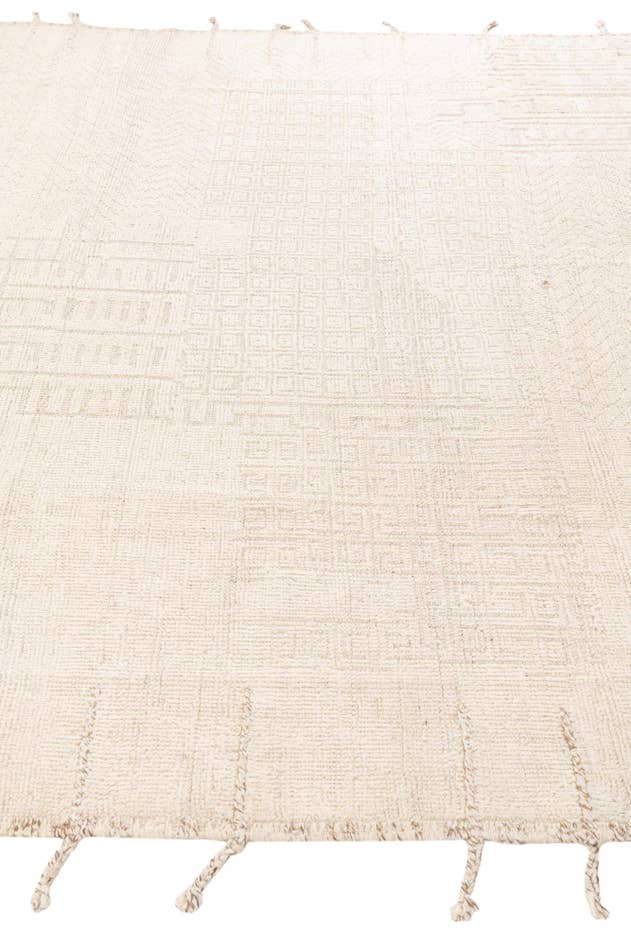 Detail image of 8' 4 x 10' 4 Hand Knotted Moroccan Wool Rug