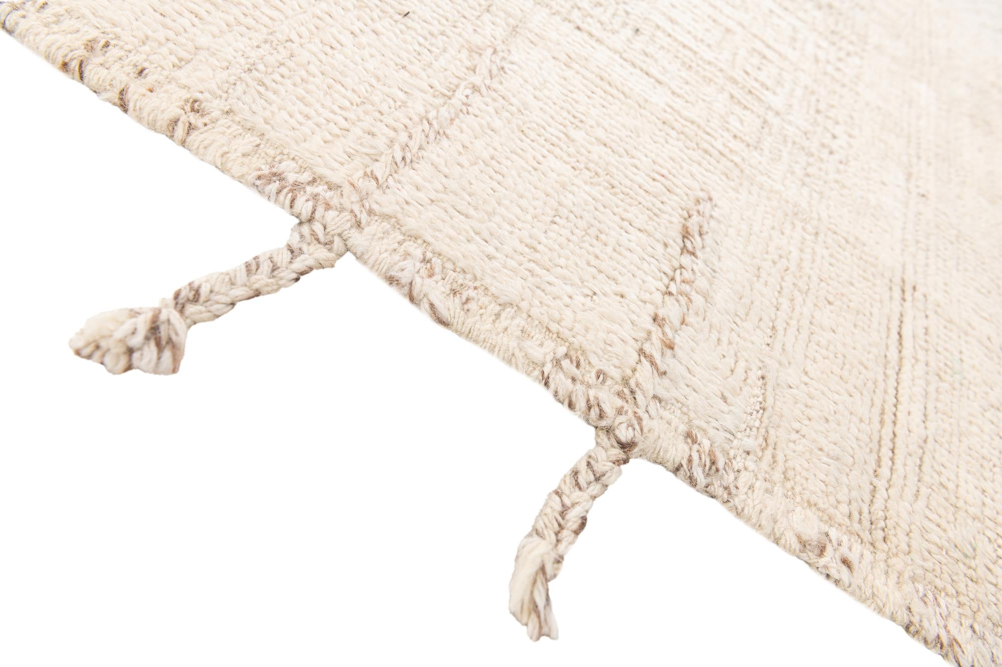 8' 4 x 10' 4 Hand Knotted Moroccan Wool Rug