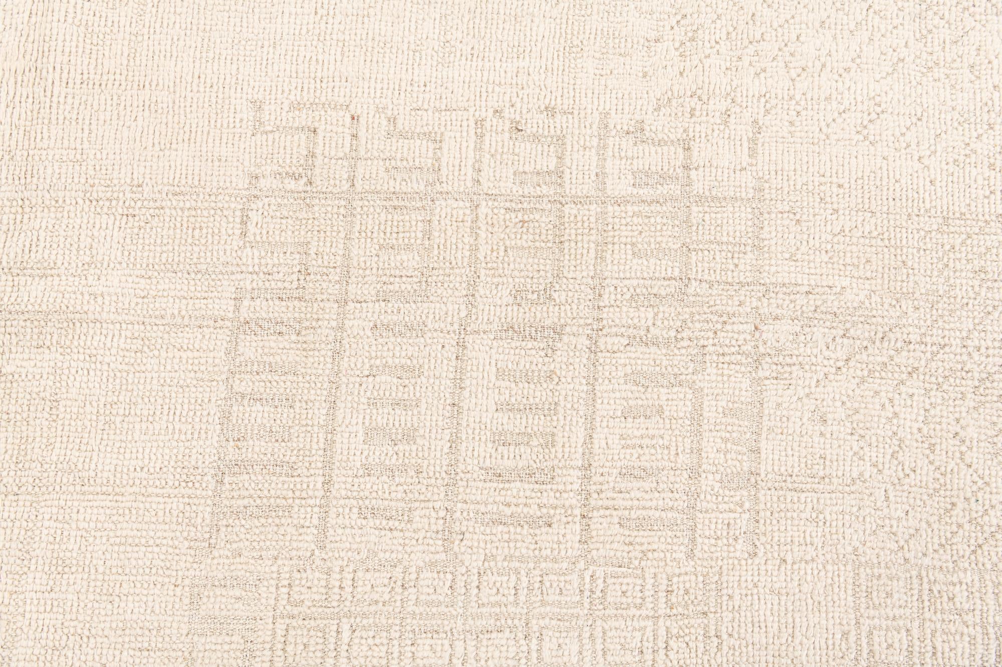 8' 4 x 10' 4 Hand Knotted Moroccan Wool Rug