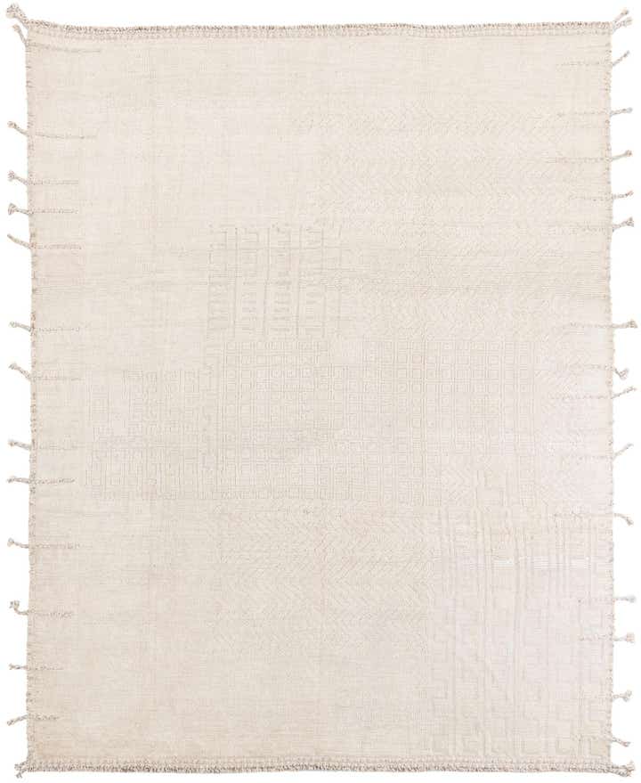 8' 4 x 10' 4 Hand Knotted Moroccan Wool Rug