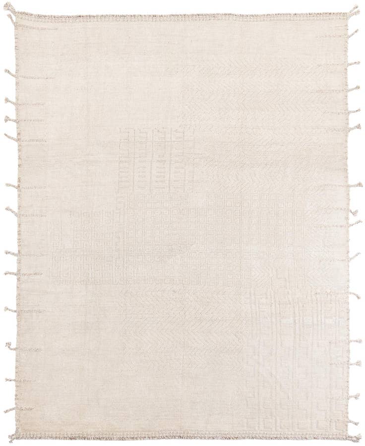Detail image of 8' 4 x 10' 4 Hand Knotted Moroccan Wool Rug