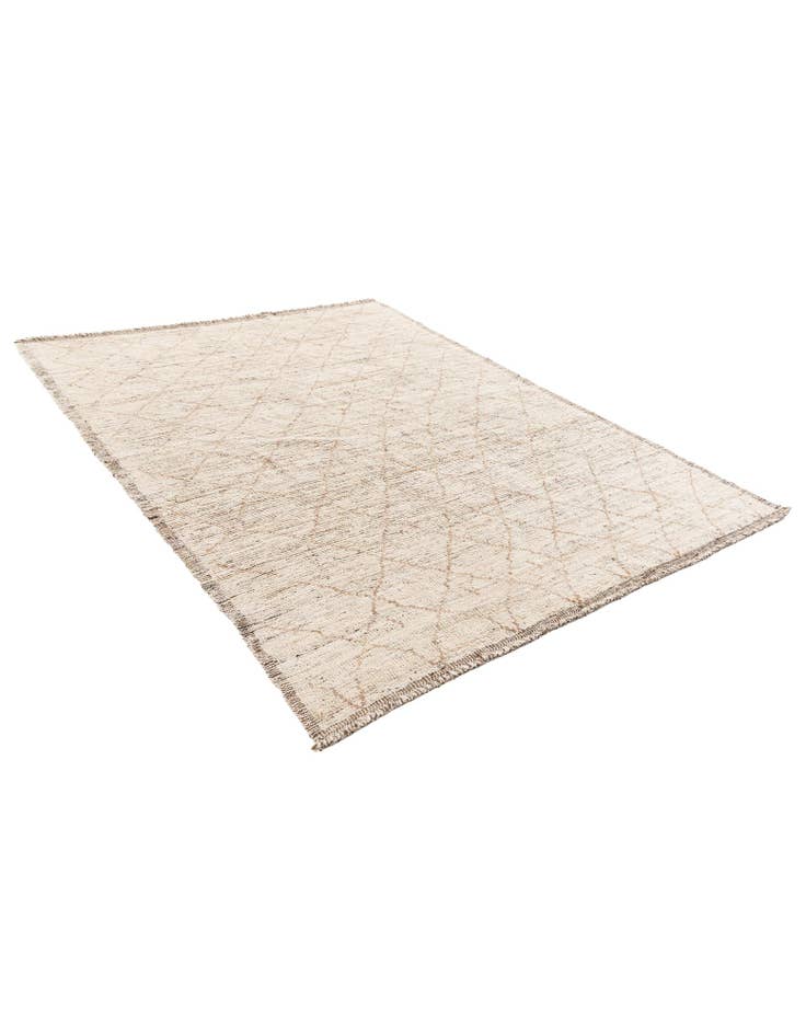 Detail image of 5' 4 x 7' 1 Hand Knotted Moroccan Wool Rug