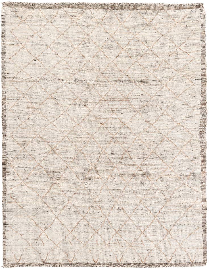 Detail image of 5' 4 x 7' 1 Hand Knotted Moroccan Wool Rug