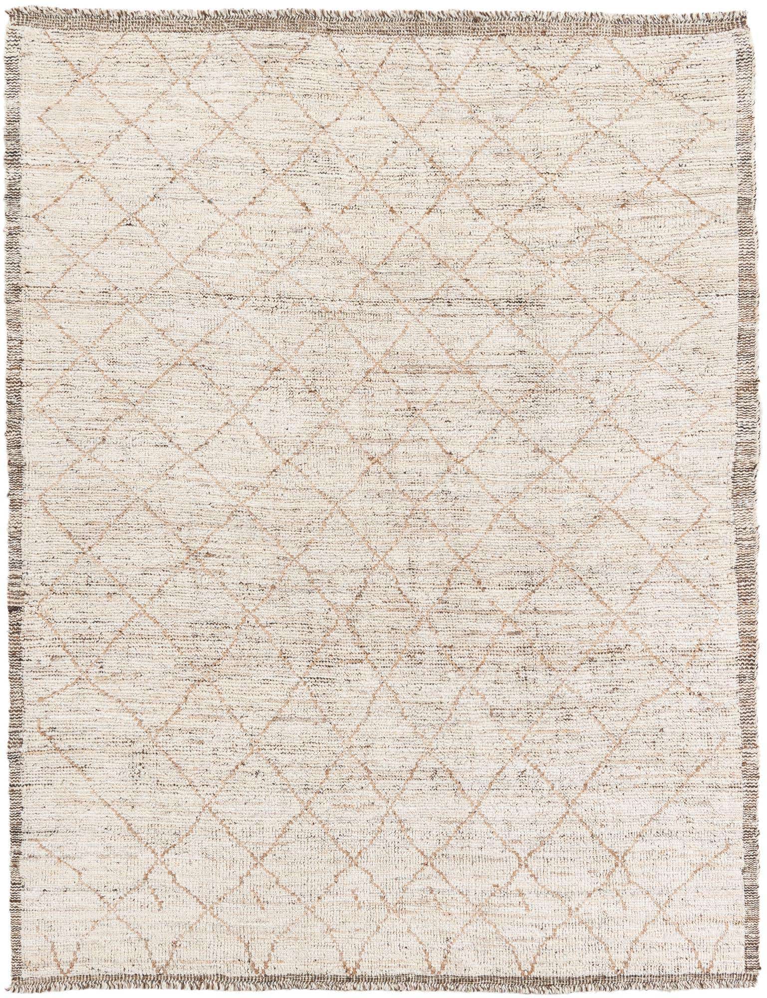 5' 4 x 7' 1 Hand Knotted Moroccan Wool Rug