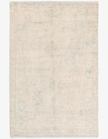 4' x 6' Hand Knotted Moroccan Wool Rug