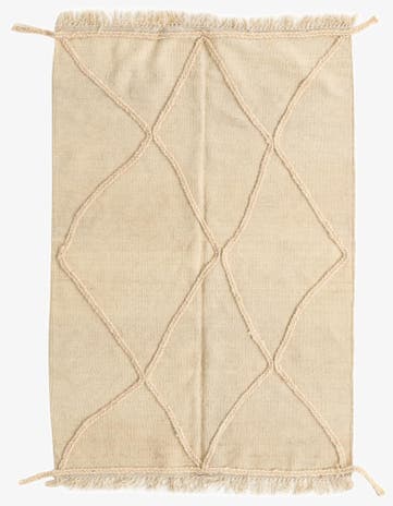 3' 6 x 5' 1 Hand Knotted Moroccan Wool Rug