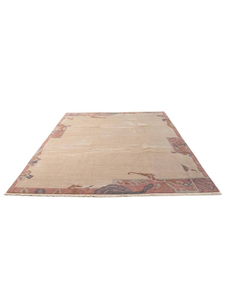 Detail image of 8' 5 x 11' 9 Hand Knotted Nepal Wool Rug