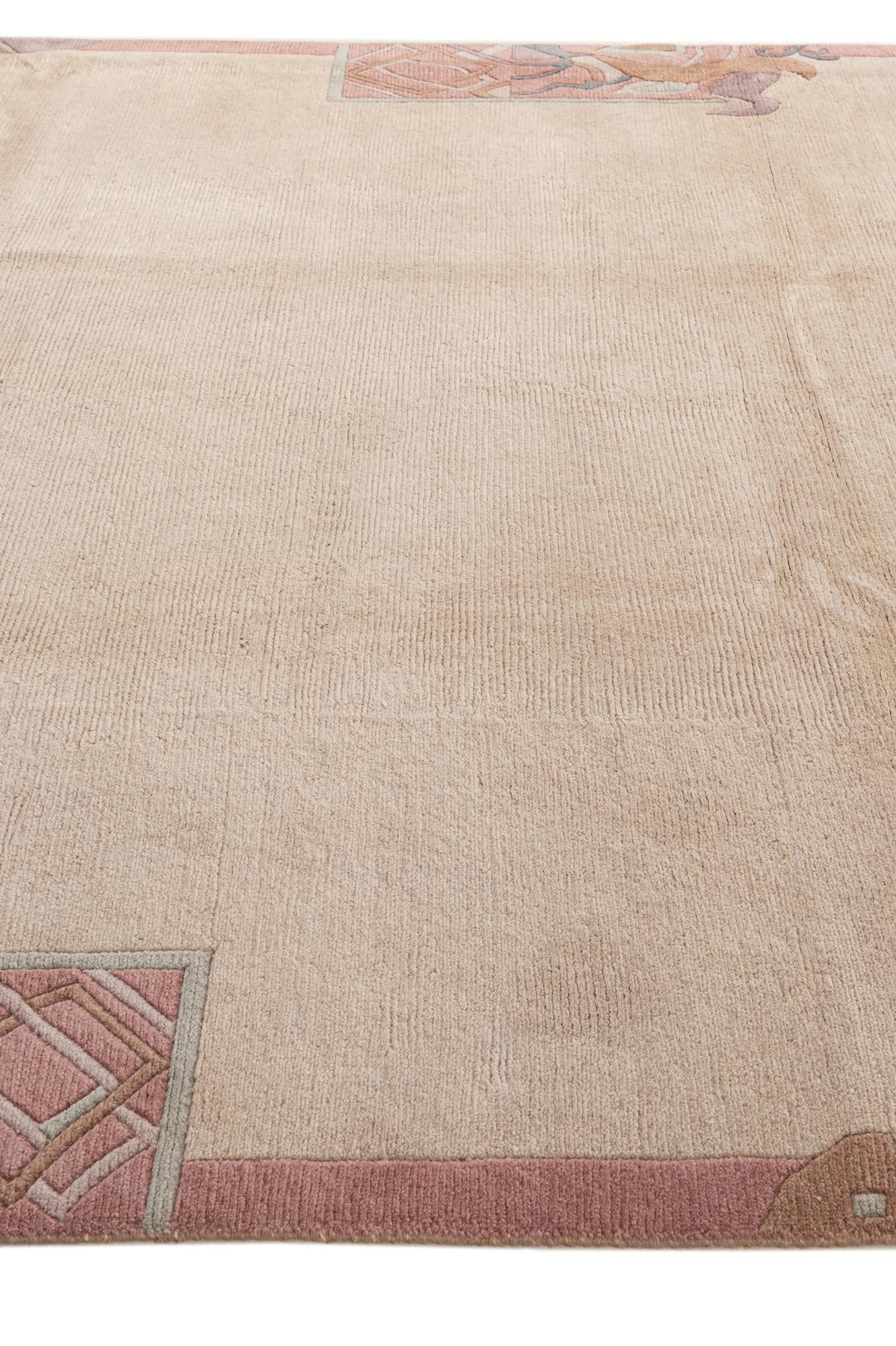 8' 5 x 11' 9 Hand Knotted Nepal Wool Rug