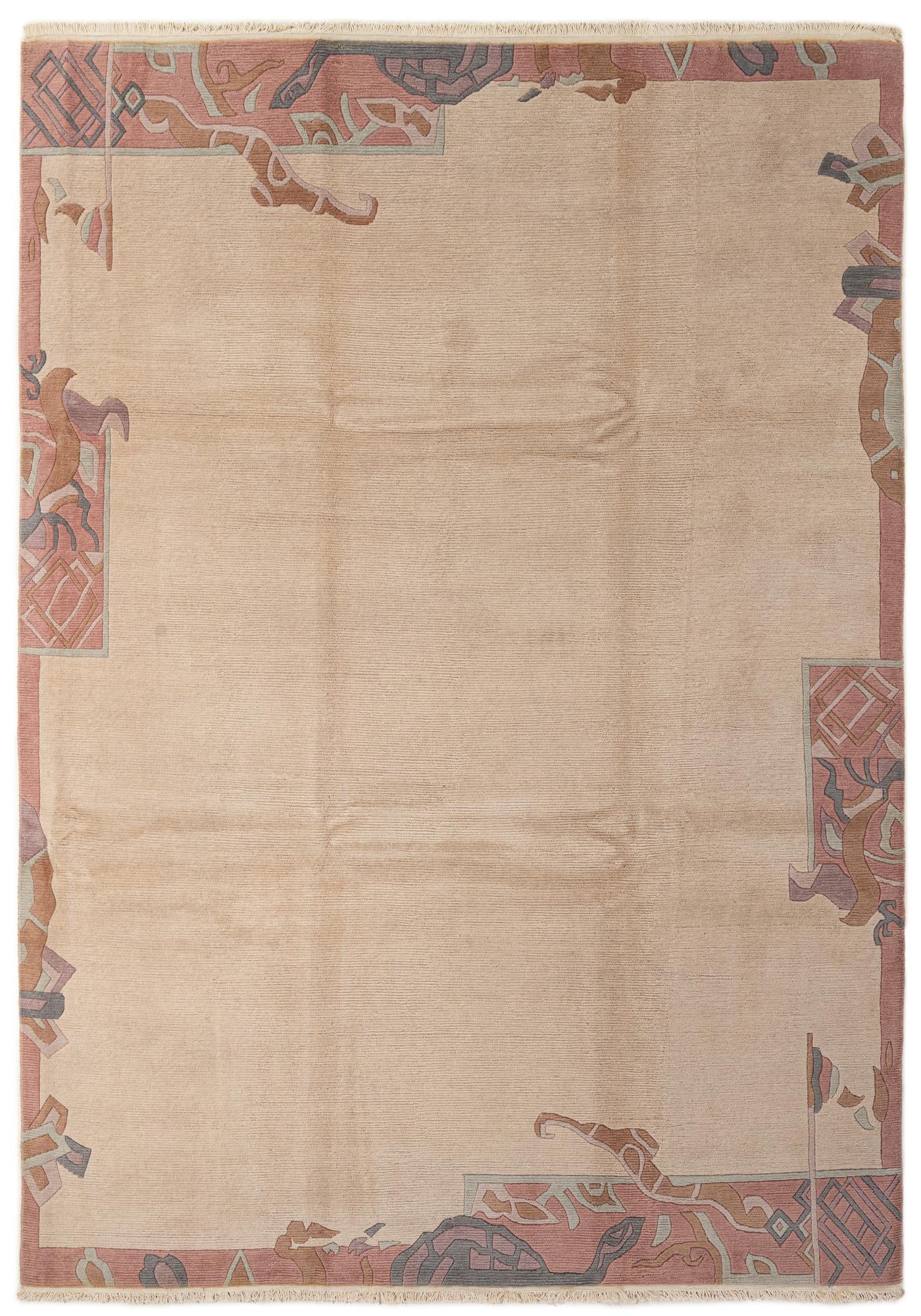 8' 5 x 11' 9 Hand Knotted Nepal Wool Rug