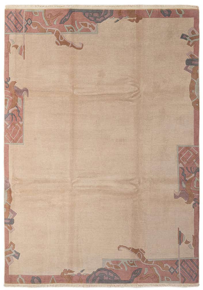 8' 5 x 11' 9 Hand Knotted Nepal Wool Rug